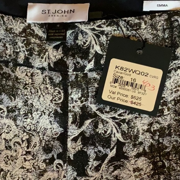 St. John Caviar Evening Pants - SALE! - Picture 5 of 5